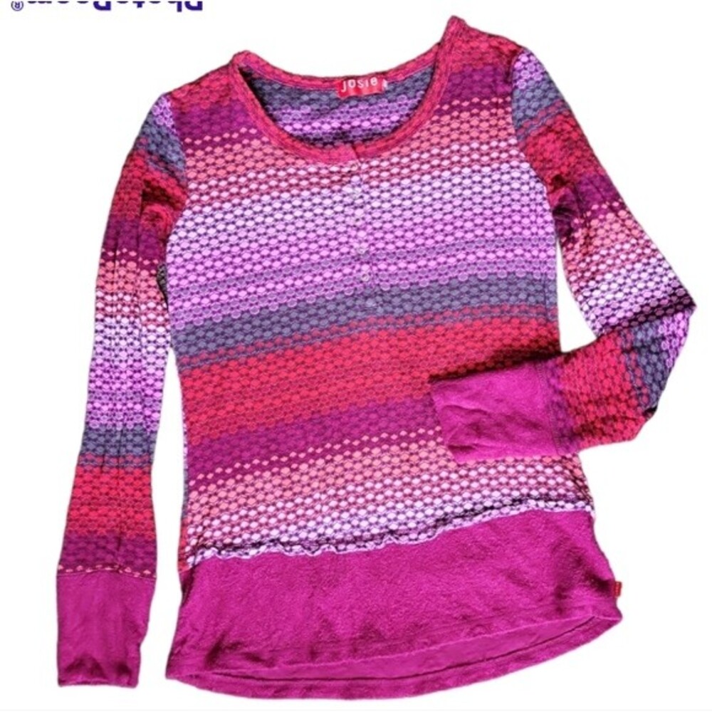 SUPER SOFT Josie Striped Pajama Top Only - S